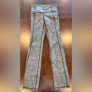 Athleta Heather Gray Flare Leggings